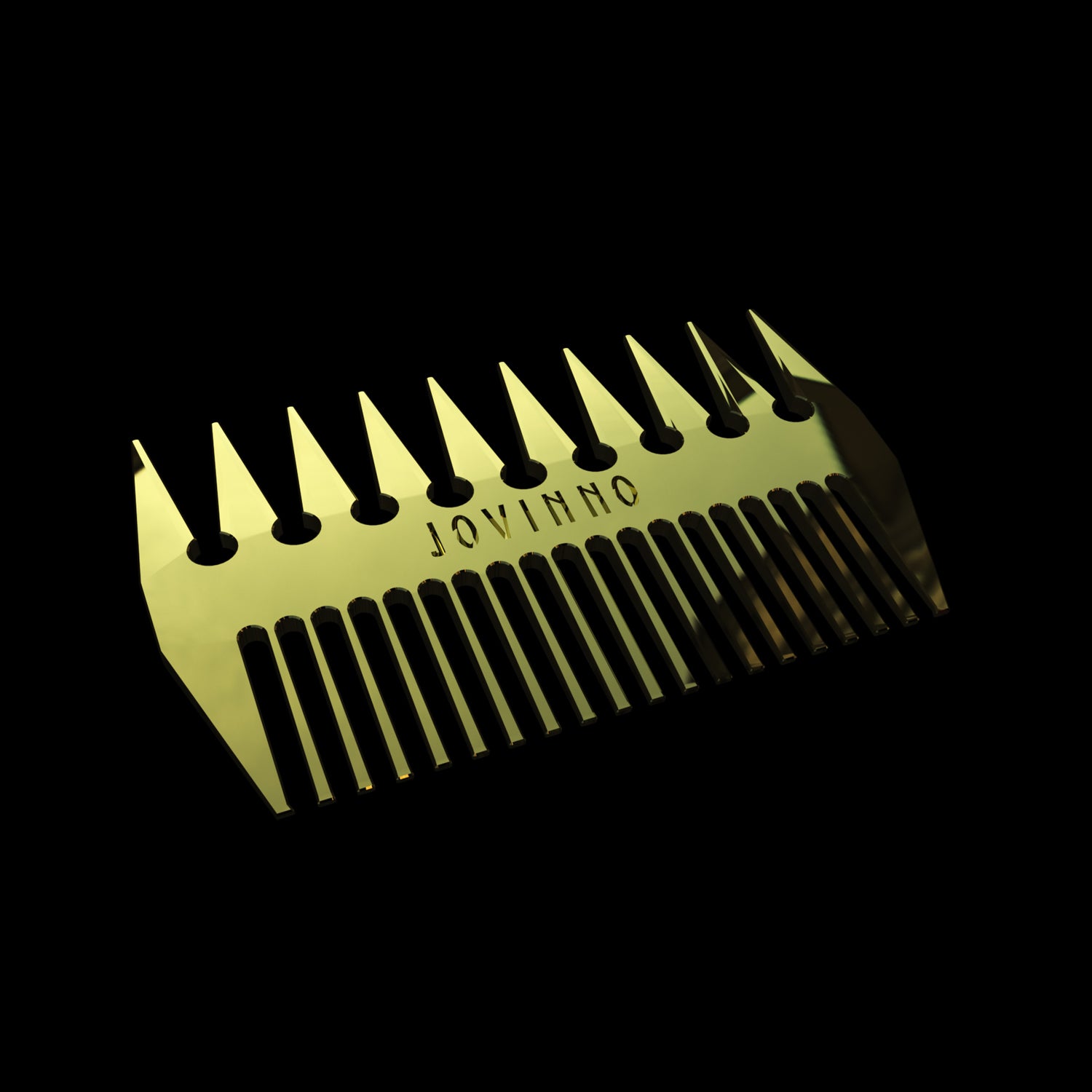 Premium Hair & Beard Metal Styling Comb