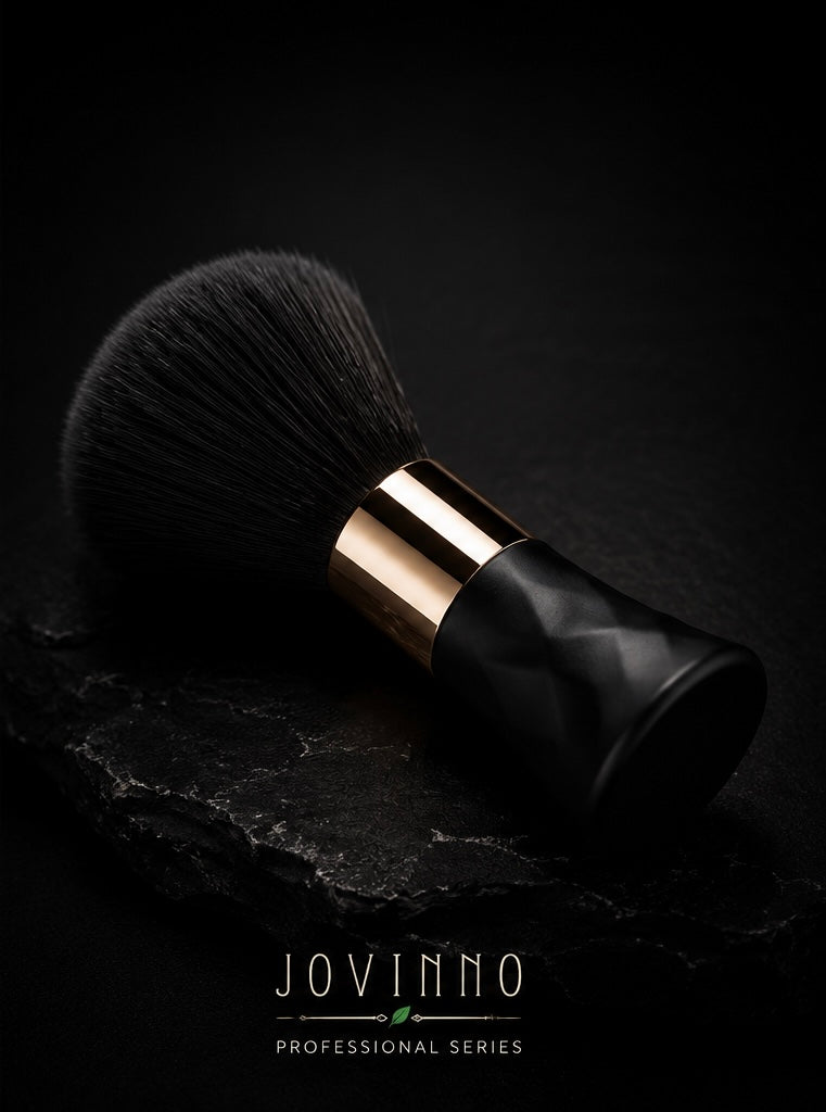 Jovinno Barber Neck Duster Brush Soft Bristles-Hair Cleaning Brush Salon Tool