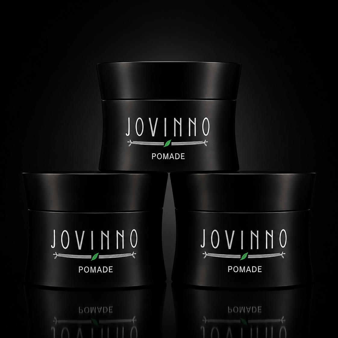 Jovinno Premium Natural 1.7oz Water Based Hair Styling Pomade /  Hair Wax 3 Pack